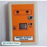 Wrist Strap Tester - Compact Esd Compatibility Checker, 9v Output, Clear Display, 135g Weight, Orange Color, 1-year Warranty
