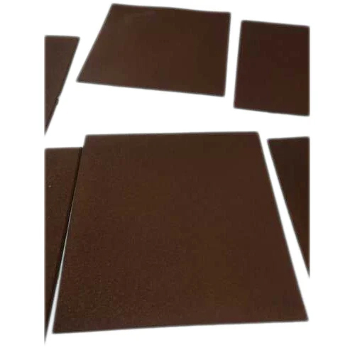 Brown Gym Flooring Tiles - Durable 20x20 Inch Square, 10-20 mm Thick | Rustic Elegance for Intense Workouts, Easy DIY Installation