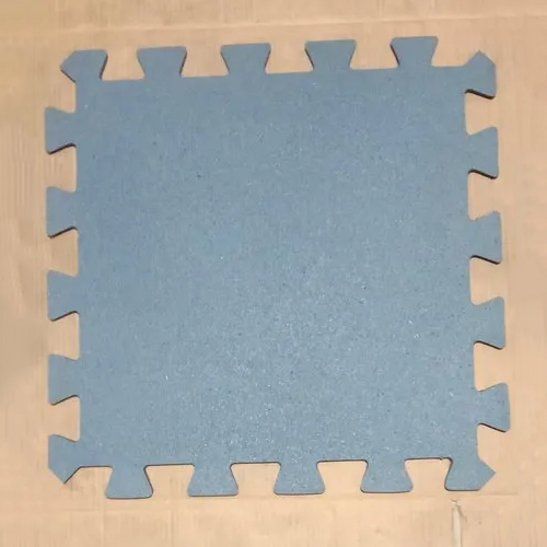 SBR Rubber Interlocking Tiles - 20x20 Inches, Gray | Durable SBR Rubber, Easy Installation, Ideal for Home Gyms and Commercial Spaces