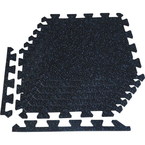 20Mm Gym Rubber Mat - Color: Black