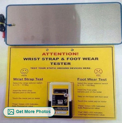 Wrist Strap And Footwear Tester - Color: Yello