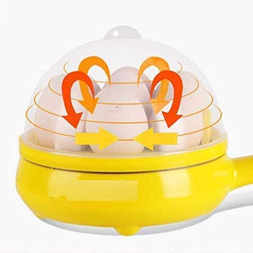 Multi Functional Electric 2 In 1 Egg Frying Pan With Egg Boiler Machine Measuring Cup With Handl