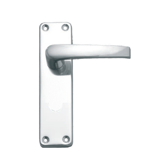 Aluminium Door Handle - Polished Finish, Various Sizes Available - Durable Silver Opener/Closer for Residential & Commercial Use