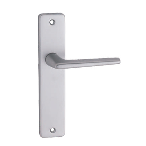 Aluminium Door Handle - Standard Size, Polished Silver Finish | High Quality, Rust and Corrosion Resistant, Comfortable Grip for Doors