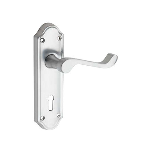 Zinc Door Handle - Color: Silver