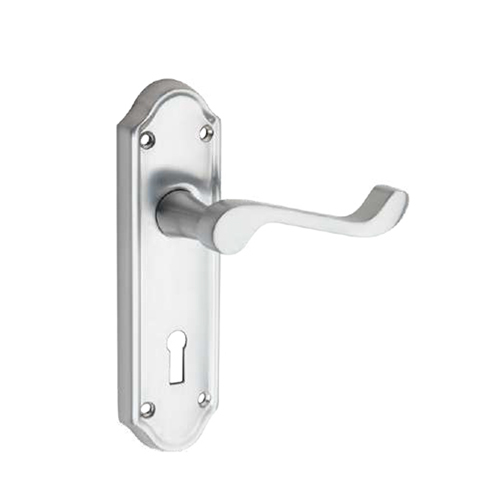 Zinc Door Handle - High-Quality Zinc Material, Various Sizes Available, Silver Polished Finish | Durable and Modern Door Closer/Opener for Residential and Commercial Use