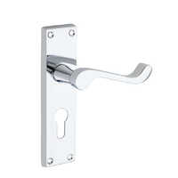 Zinc Door Handle - High-quality Zinc, Various Sizes Available, Elegant Polished Finish, Timeless Silver Color, Ideal For Door Closer/opener Applications