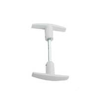 Aluminium Window Handle - Durable Aluminum, Custom Size Available, Polished Silver Finish | High Quality Window Closer/opener