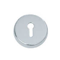 Polished Steel Escutcheon - 52.50mm Size, Silver Finish | High-quality Durable Design For Doors