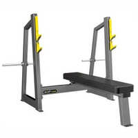 Olympic Flat Bench - Commercial-grade Steel, Adjustable For Customized Workouts | Tones Muscles, Gains Strength, Manual Operation, Warranty Included