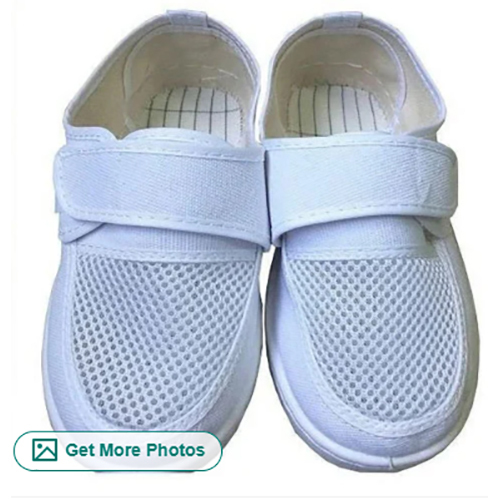 Non Woven Fabric Anti Static Esd Shoes - Color: White