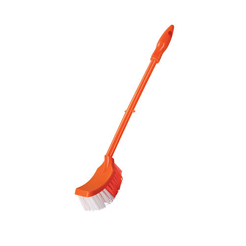 Single Hockey Toilet Brush - Color: Orange