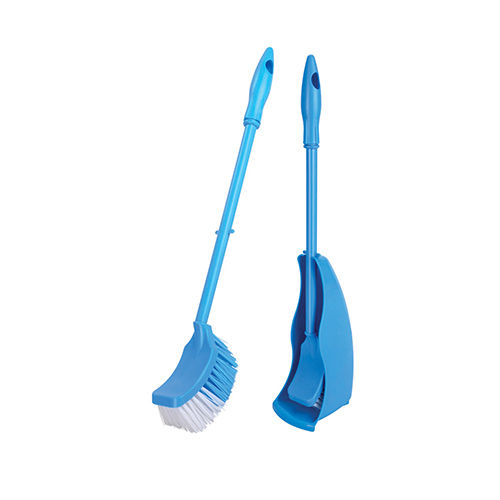 Single Hockey Brush With Holder - Color: Blue