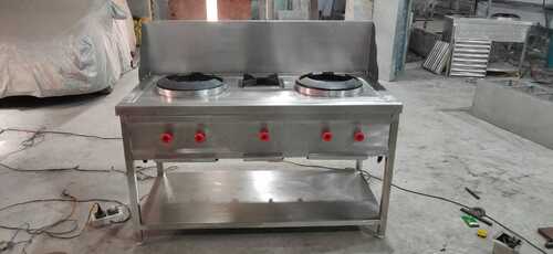 Chinese Cooking Range In 2+1 - Color: Silver