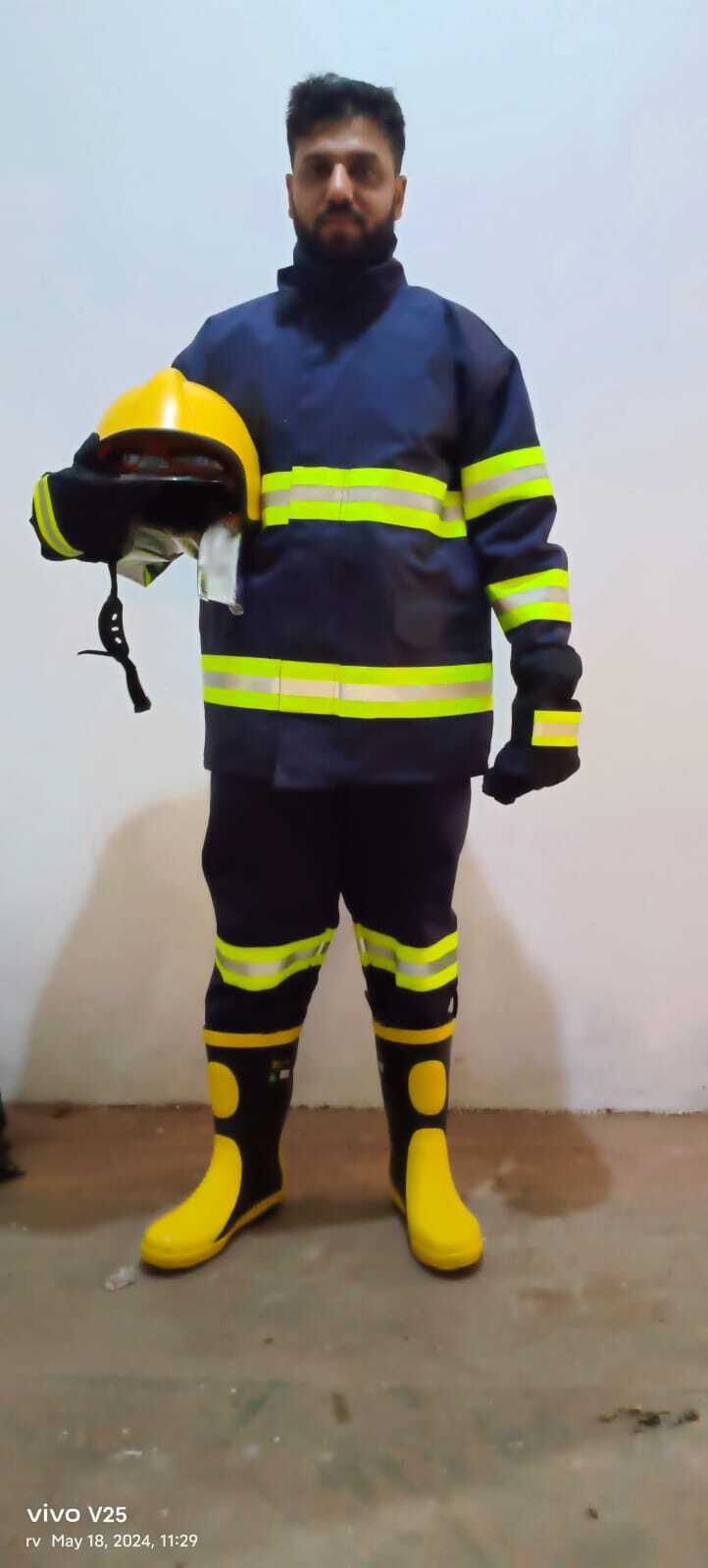 Fire Proximity Suit - Color: Navy Blue