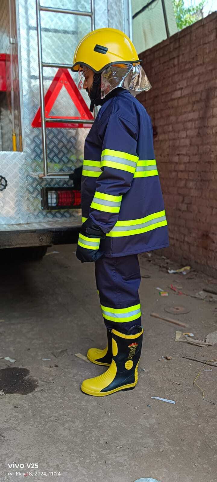 Fire Proximity Suit - Color: Navy Blue