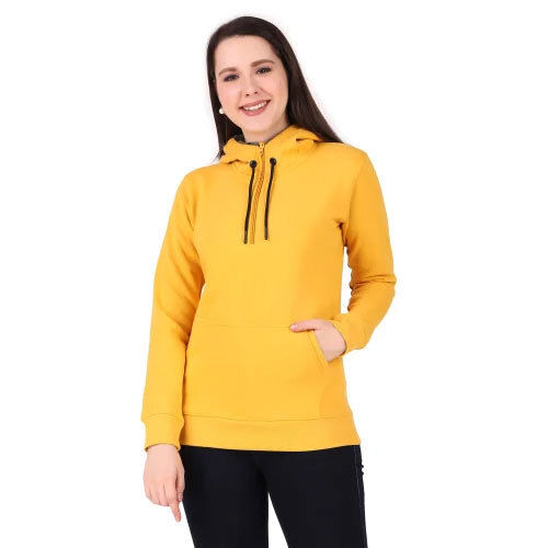 Plain Female Hoddie - Color: Yellow