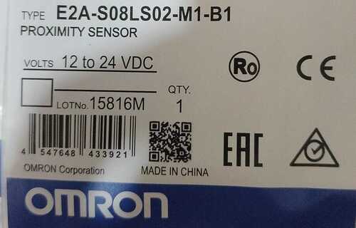 OMRON PROXIMITY SENSOR, E2A-S08LS02-M1-B1, E2A-S08KN04-WP-C1