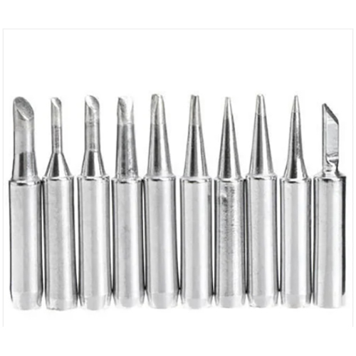 Soldering Iron Tip - High-Quality Silver Alloy Material | Optimized for Heat Conduction, Available in Various Shapes for Precision Soldering