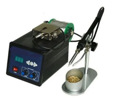 Auto Solder Feeder Soldering Station - Color: Black