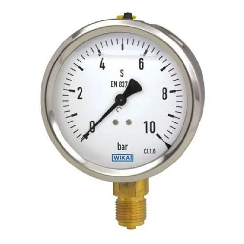 Wika 113.53 Analog Bourdon Tube Pressure Gauge - Accuracy: 2.5 Psi