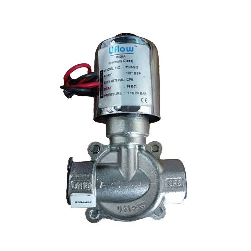 3-8 Inch Uflow Pcn20 Diaphragm Valve - Color: Silver