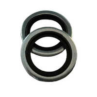 1-2 Inch Dowty Seal - 50 Hrc Hardness, Round Shape, Silver Finish | Durable High-quality Sealing Solution For Fluids And Lubricants