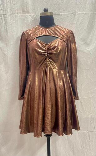 Womens Fancy Rusty Colour Dress