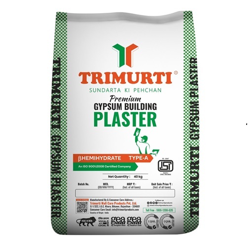 Trimurti 40 Kg  Gypsum Plaster (Plaster Of Paris)