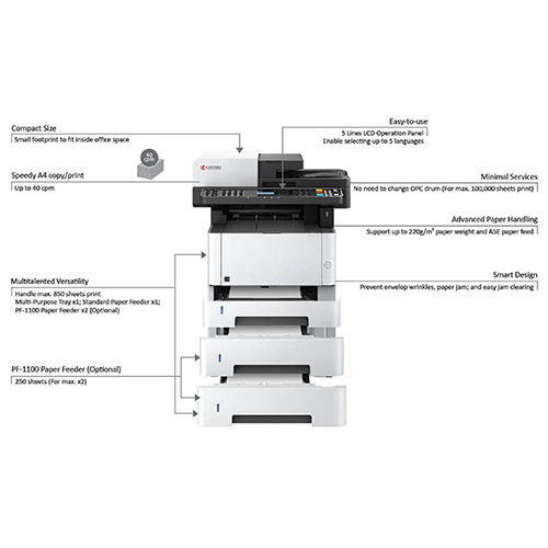 Ecosys M2040dn Monochrome Multifunction Product For A4 Format Printer