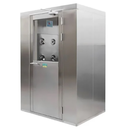 Cleanroom Air Shower - Silver, 300 Kg Weight | High-Velocity Air Jets, Effective Filtration System, User-Friendly Controls