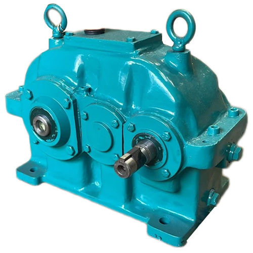 0.25-0.75 Single Screw Extruder Gearbox - Color: Green Paint Coated