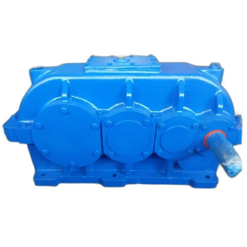 0.75 Iron Crane Duty Gearbox - Color: Blue Paint Coated