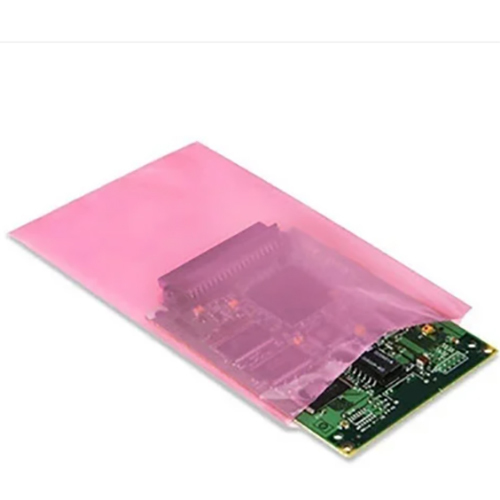 Anti-Static Pink Poly Bag - Height: 0.05 Millimeter (Mm)