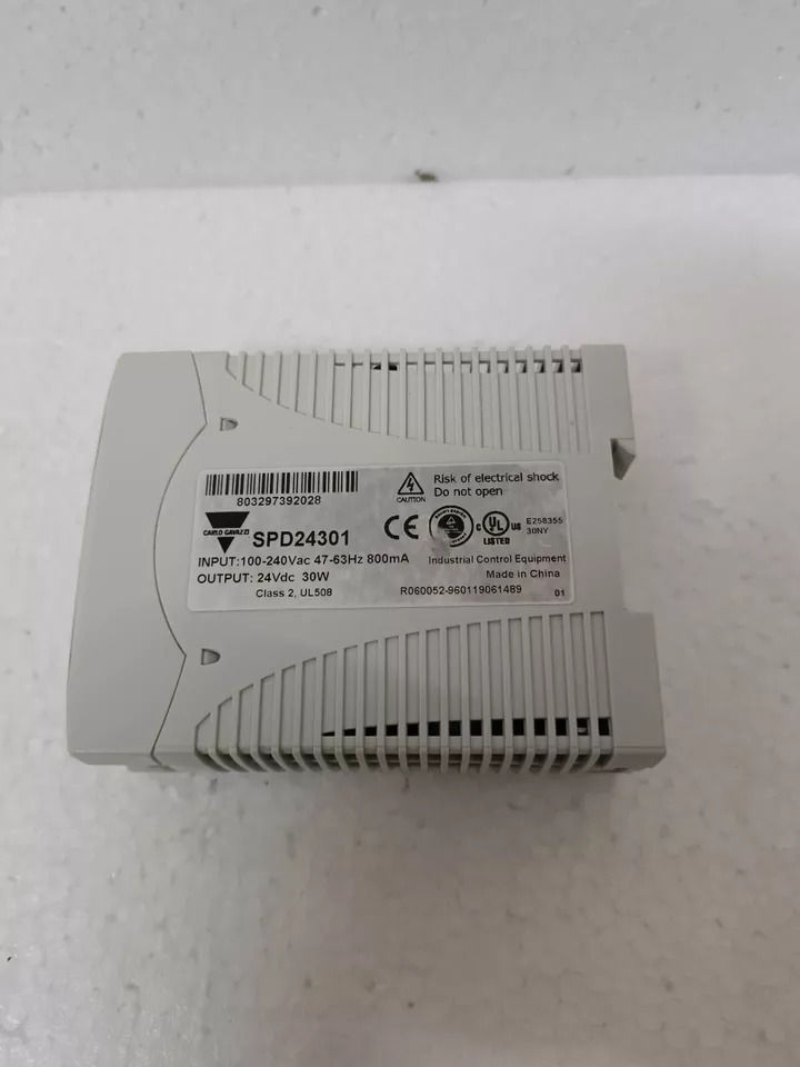 CARLO GAVAZZI SPD2430ACDC CONVERTER 100-240VAC OUTPUT 24VDC 30W 1.25A CLASS 2