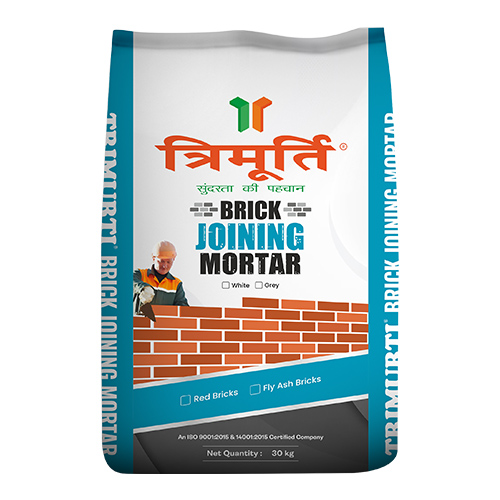 Trimurti 30 Kg Brick Joining Mortar (grey-red Bricks) - Semi Premix Ready To Use, Special Additives For Superior Bond & Strength