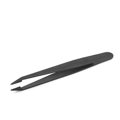 Conductive Plastic Tweezers - Color: Black