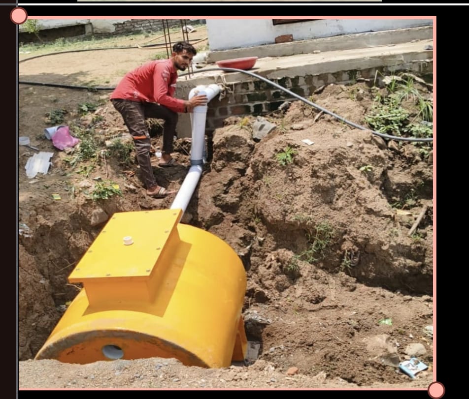 Biogasgester tank for home use