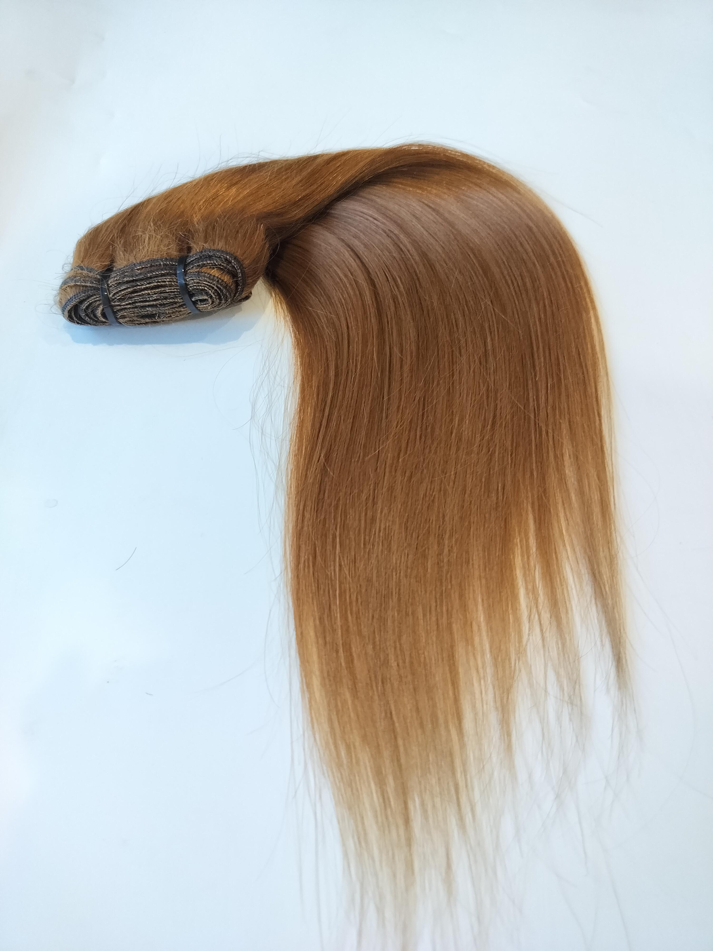 Natural Straight Light Color Human Hair Bundle Extension