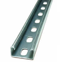 Gi Slotted C Channel Brackets - Steel & Aluminum, 10 Inch Length, Load Capacity 5000 Kg, Surface Polished, For Industrial Use