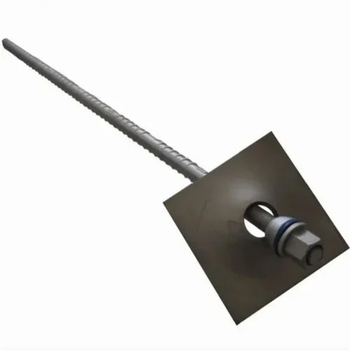 Plate Type Foundation Bolt - Color: Silver