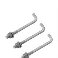 L Type Foundation Bolt - Color: Black