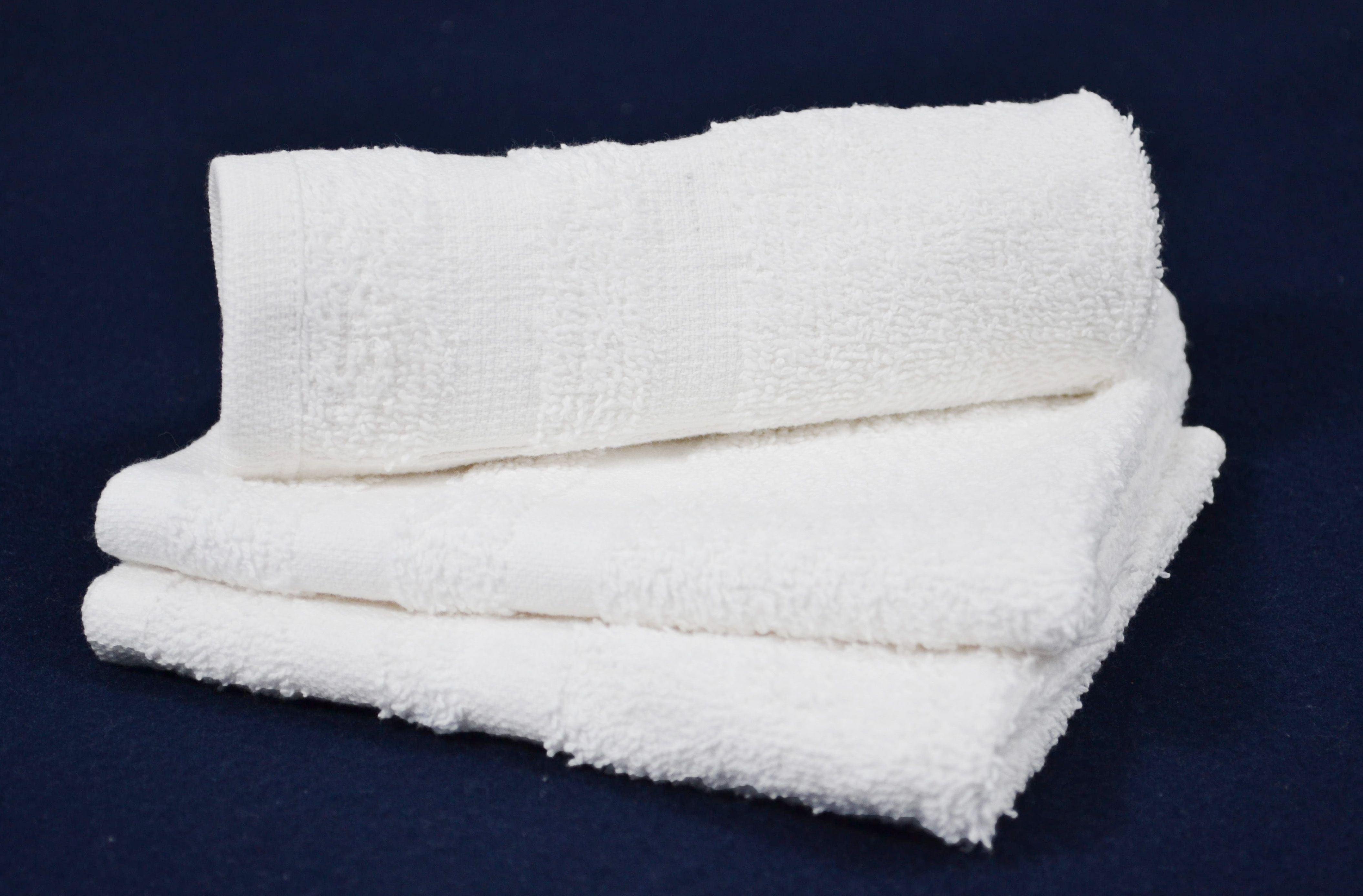 Hotel White Face Towel