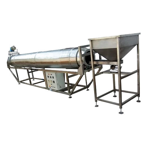 Industrial Rotary Roaster Machine - Capacity: 180-200 Kg/Hr Kg/Hr