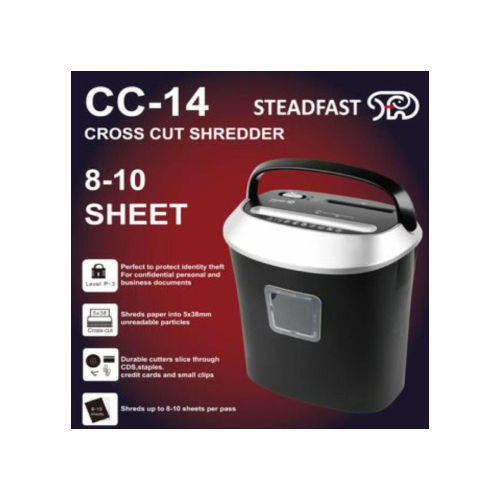 Cc -14 Cross Cut Shredder Machine - Sheet Capacity: 50 - 100