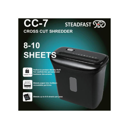 Cc-7 Cross Cut Shredder Machine - Sheet Capacity: 50 - 100