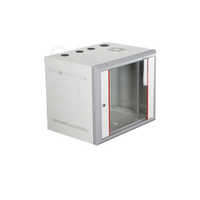 Wall Mount Rack - Mild Steel, 600w X 400-600d Mm | Supports 50-100 Kg/hr, Powder Coated Finish For It, Cctv & Networking Use