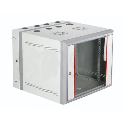 Mild Steel Off White Wall Mount Network Cabinet - Dimension (L*W*H): 600 X 500 Mm (Lxw) Millimeter (Mm)