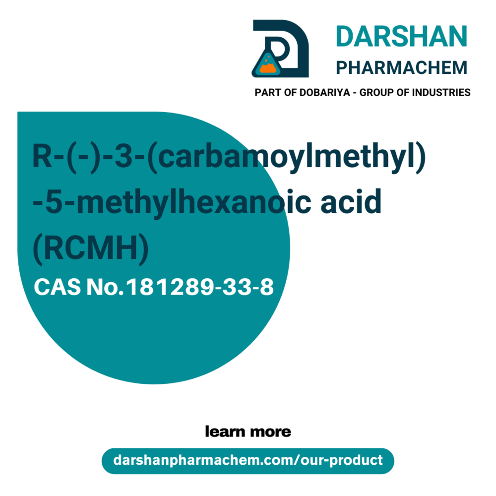 R-(-)-3-(Carbamoylmethyl)-5-Methylhexanoic Acid - Color: White