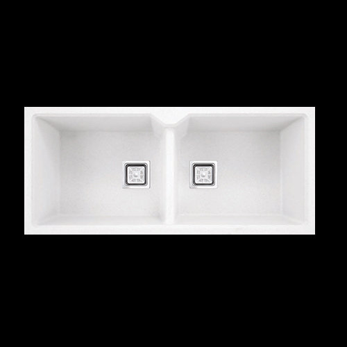 45x20 Inch Double Bowl Quartz Kitchen Sink